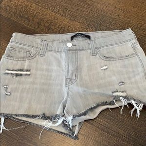 J brand gray jean shorts